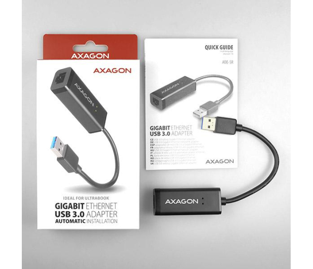 Axagon ADE-SR USB-A gigabit ethernet - 1485405 - zdjęcie 3